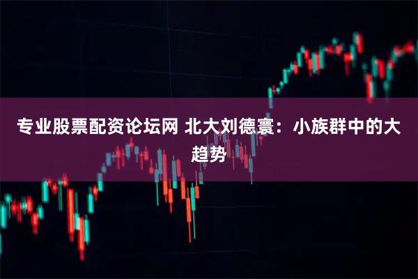 专业股票配资论坛网 北大刘德寰：小族群中的大趋势